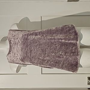 Intimately Free People Lavendar crushed velvet tank top